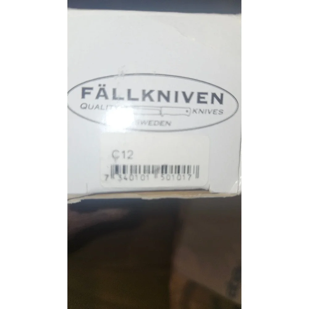 Fallkniven C12 Ceramic Sharpening Steel Honing Rod White Black Swedish Quality